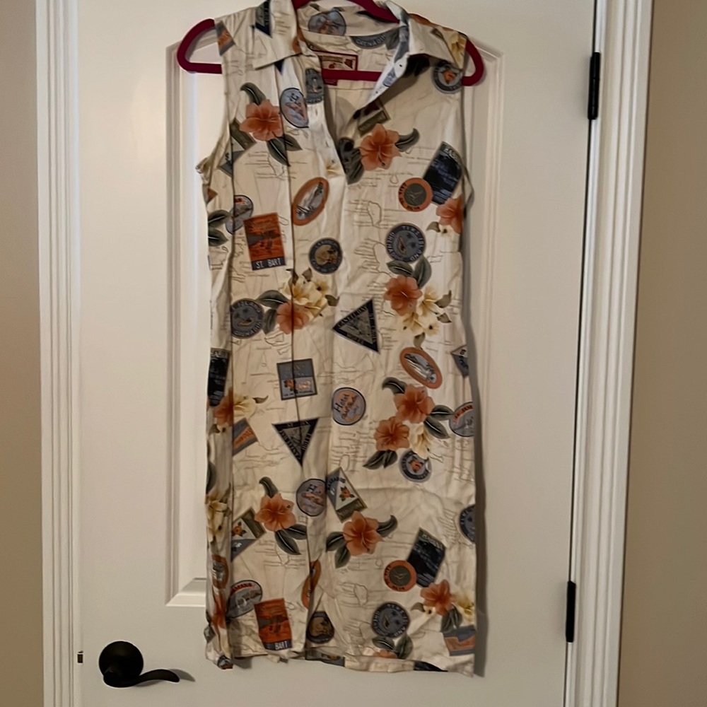 Sun dress by Caribbean Joe.  Great for a beach vacation. Worn once.